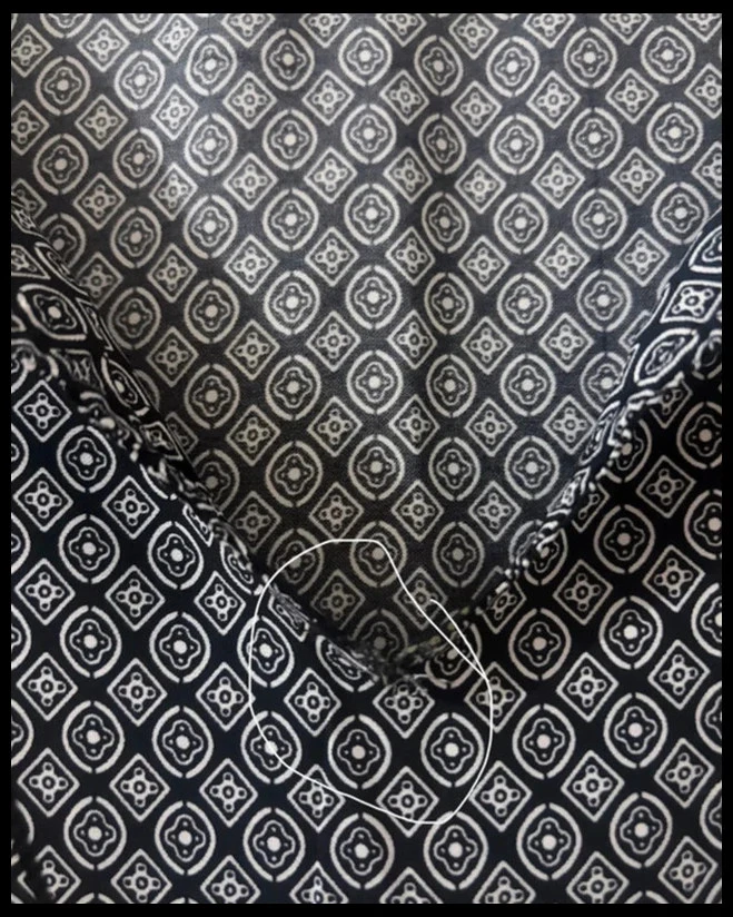 Camille de Paris Vloeiende Jurk met Geometrische Print Zwart en Grijs - Maat 36 S’ ne – photo 5